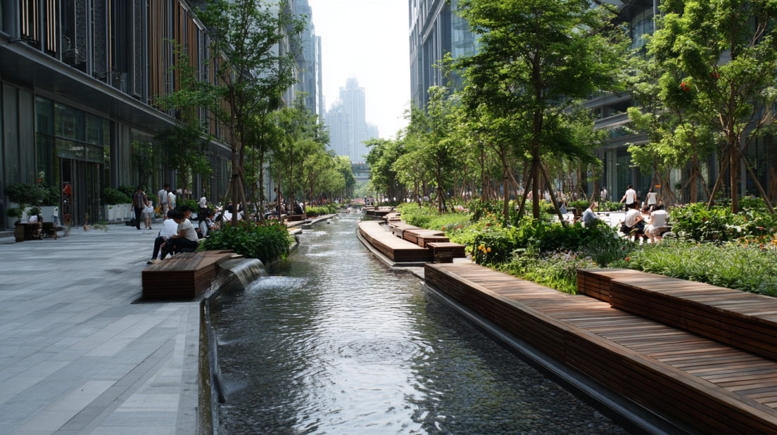 Principles of urban design in modern cities
